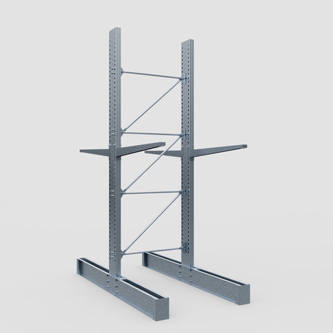 Cantilever Rack - Double Sided - Heavy Duty - Hot Dip Galvanized - Full Bay - Height 4572mm