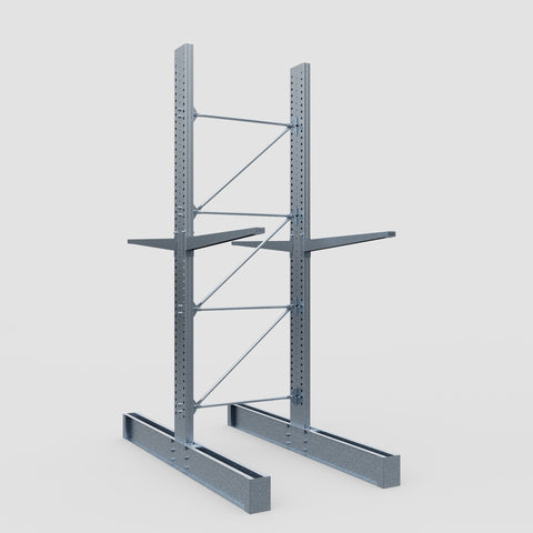 Cantilever Rack - Double Sided - Ultra Heavy Duty - Hot Dip Galvanized - Full Bay - Height 4877mm