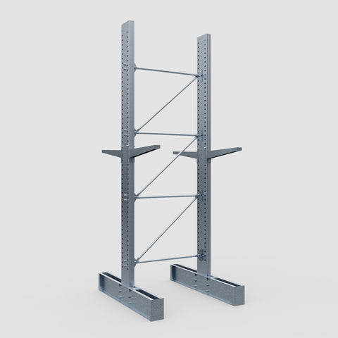 Cantilever Rack - Double Sided - Heavy Duty - Hot Dip Galvanized - Full Bay - Height 4572mm