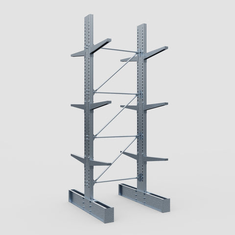 Cantilever Rack - Double Sided - Super Heavy Duty - Hot Dip Galvanized - Full Bay - Height 4877mm