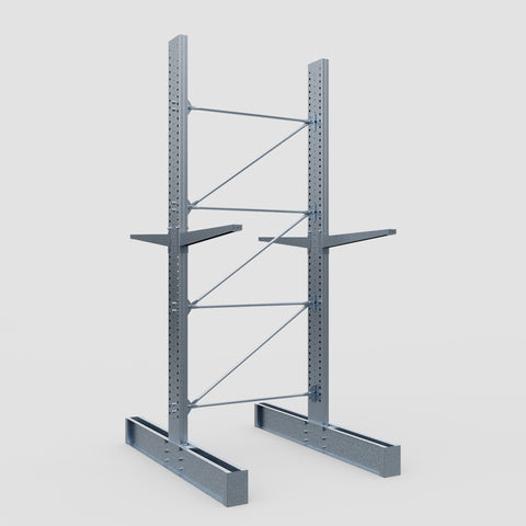 Cantilever Rack - Double Sided - Heavy Duty - Hot Dip Galvanized - Full Bay - Height 4572mm