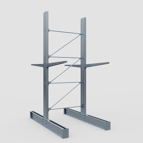 Cantilever Rack - Double Sided - Heavy Duty - Hot Dip Galvanized - Full Bay - Height 4572mm