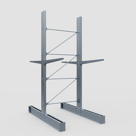 Cantilever Rack - Double Sided - Ultra Heavy Duty - Hot Dip Galvanized - Full Bay - Height 4877mm