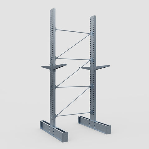 Cantilever Rack - Double Sided - Super Heavy Duty - Hot Dip Galvanized - Full Bay - Height 4877mm