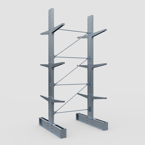 Cantilever Rack - Double Sided - Ultra Heavy Duty - Hot Dip Galvanized - Full Bay - Height 4877mm