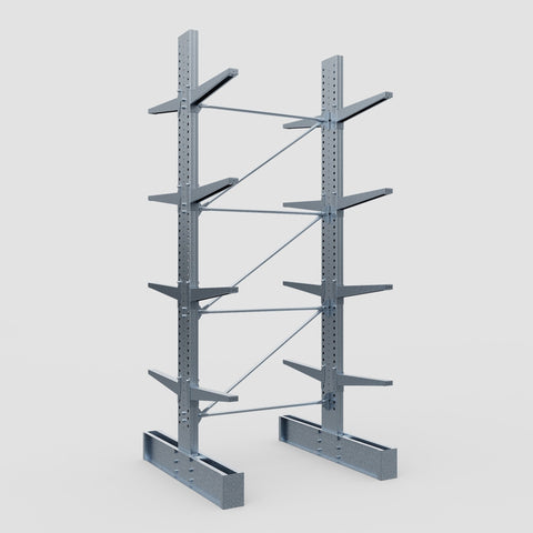 Cantilever Rack - Double Sided - Ultra Heavy Duty - Hot Dip Galvanized - Full Bay - Height 4877mm