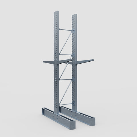 Cantilever Rack - Double Sided - Heavy Duty - Hot Dip Galvanized - Full Bay - Height 4572mm