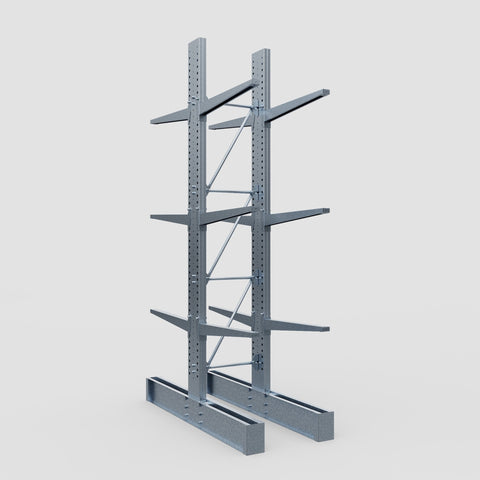 Cantilever Rack - Double Sided - Super Heavy Duty - Hot Dip Galvanized - Full Bay - Height 4877mm