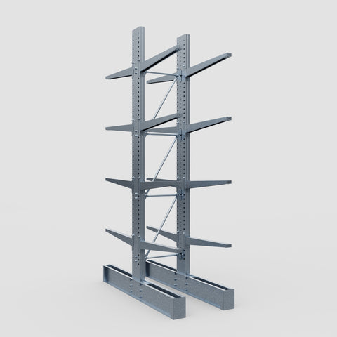 Cantilever Rack - Double Sided - Heavy Duty - Hot Dip Galvanized - Full Bay - Height 4572mm