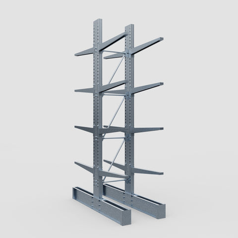Cantilever Rack - Double Sided - Super Heavy Duty - Hot Dip Galvanized - Full Bay - Height 4877mm