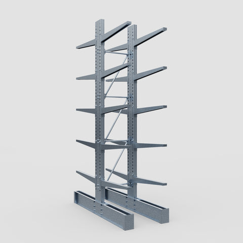 Cantilever Rack - Double Sided - Heavy Duty - Hot Dip Galvanized - Full Bay - Height 4572mm