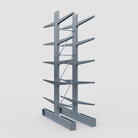 Cantilever Rack - Double Sided - Ultra Heavy Duty - Hot Dip Galvanized - Full Bay - Height 4877mm