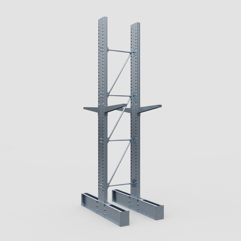 Cantilever Rack - Double Sided - Heavy Duty - Hot Dip Galvanized - Full Bay - Height 4572mm