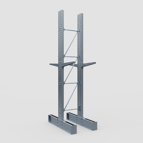 Cantilever Rack - Double Sided - Super Heavy Duty - Hot Dip Galvanized - Full Bay - Height 4877mm