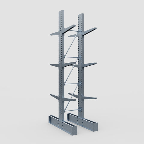 Cantilever Rack - Double Sided - Heavy Duty - Hot Dip Galvanized - Full Bay - Height 4572mm