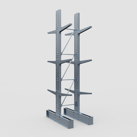Cantilever Rack - Double Sided - Super Heavy Duty - Hot Dip Galvanized - Full Bay - Height 4877mm