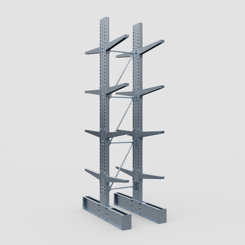 Cantilever Rack - Double Sided - Heavy Duty - Hot Dip Galvanized - Full Bay - Height 4572mm