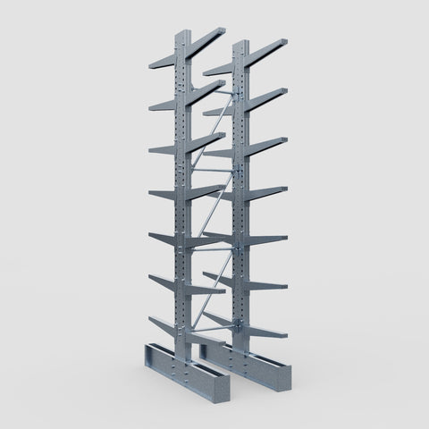 Cantilever Rack - Double Sided - Ultra Heavy Duty - Hot Dip Galvanized - Full Bay - Height 4877mm