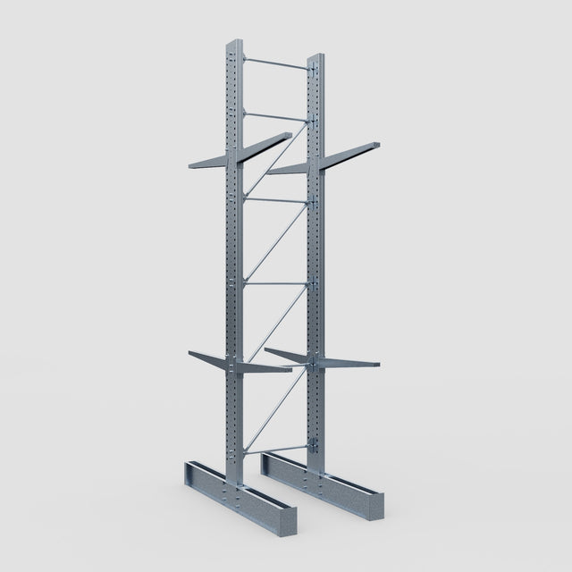 Two Hot Racks Cantilever Rack - Double Sided - Heavy Duty - Hot Dip Galvanized - Ful ...