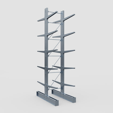 Cantilever Rack - Double Sided - Heavy Duty - Hot Dip Galvanized - Full Bay - Height 5791mm