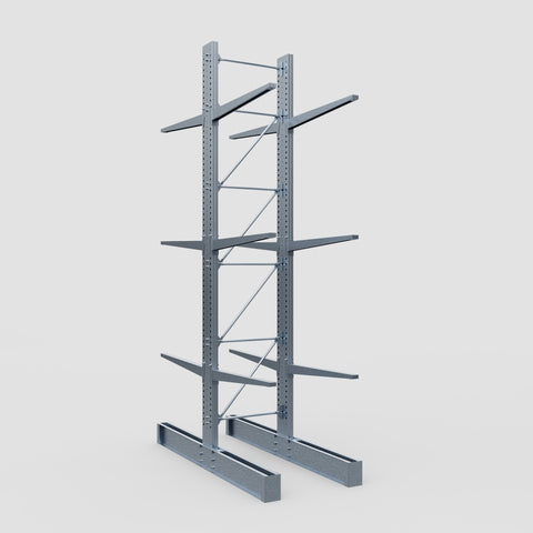 Cantilever Rack - Double Sided - Heavy Duty - Hot Dip Galvanized - Full Bay - Height 5791mm