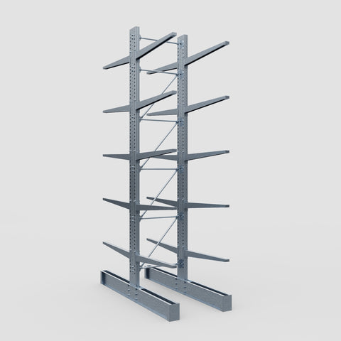 Cantilever Rack - Double Sided - Heavy Duty - Hot Dip Galvanized - Full Bay - Height 5791mm