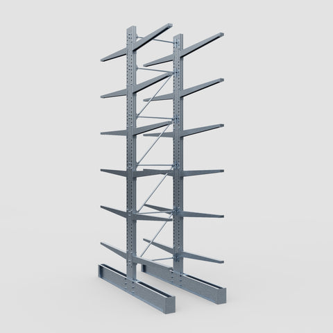 Cantilever Rack - Double Sided - Heavy Duty - Hot Dip Galvanized - Full Bay - Height 5791mm