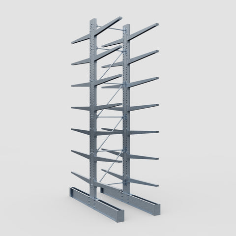 Cantilever Rack - Double Sided - Heavy Duty - Hot Dip Galvanized - Full Bay - Height 5791mm