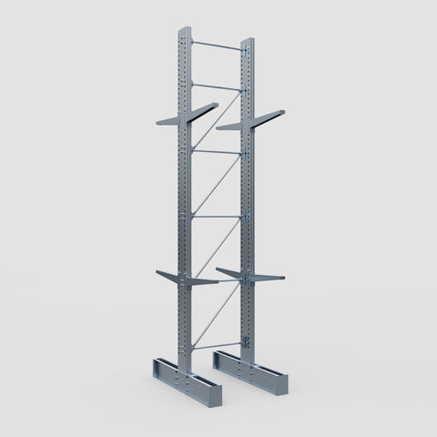 Cantilever Rack - Double Sided - Heavy Duty - Hot Dip Galvanized - Full Bay - Height 5791mm