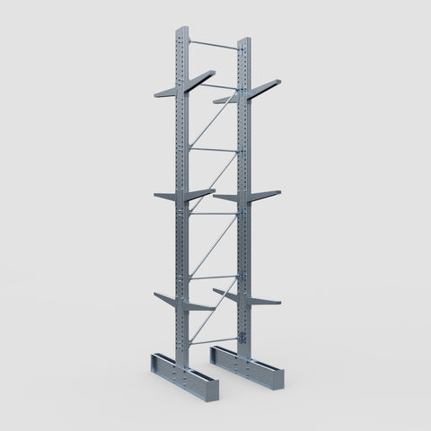 Cantilever Rack - Double Sided - Heavy Duty - Hot Dip Galvanized - Full Bay - Height 5791mm