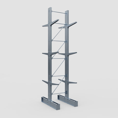Cantilever Rack - Double Sided - Ultra Heavy Duty - Hot Dip Galvanized - Full Bay - Height 5791mm