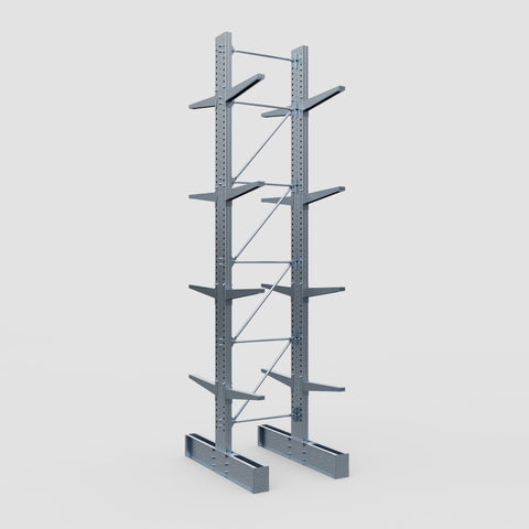 Cantilever Rack - Double Sided - Heavy Duty - Hot Dip Galvanized - Full Bay - Height 5791mm