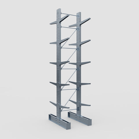 Cantilever Rack - Double Sided - Heavy Duty - Hot Dip Galvanized - Full Bay - Height 5791mm