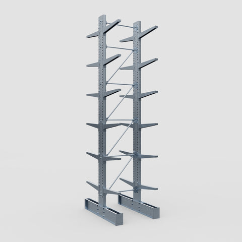 Cantilever Rack - Double Sided - Ultra Heavy Duty - Hot Dip Galvanized - Full Bay - Height 5791mm