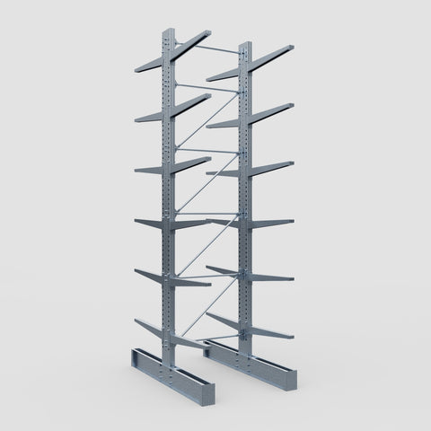 Cantilever Rack - Double Sided - Heavy Duty - Hot Dip Galvanized - Full Bay - Height 5791mm