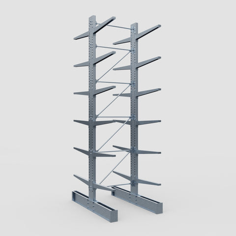 Cantilever Rack - Double Sided - Super Heavy Duty - Hot Dip Galvanized - Full Bay - Height 5791mm