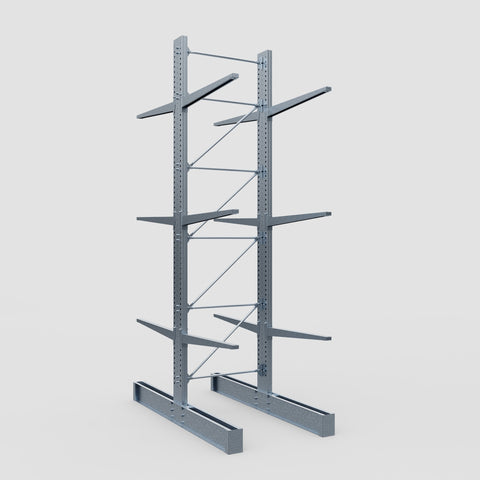 Cantilever Rack - Double Sided - Heavy Duty - Hot Dip Galvanized - Full Bay - Height 5791mm