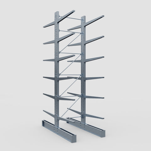 Cantilever Rack - Double Sided - Super Heavy Duty - Hot Dip Galvanized - Full Bay - Height 5791mm