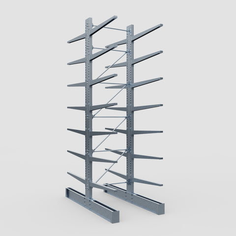 Cantilever Rack - Double Sided - Heavy Duty - Hot Dip Galvanized - Full Bay - Height 5791mm