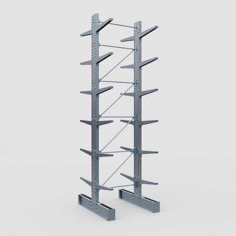 Cantilever Rack - Double Sided - Heavy Duty - Hot Dip Galvanized - Full Bay - Height 5791mm