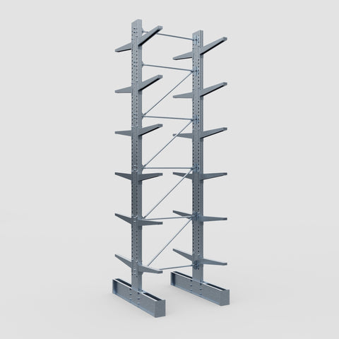 Cantilever Rack - Double Sided - Ultra Heavy Duty - Hot Dip Galvanized - Full Bay - Height 5791mm