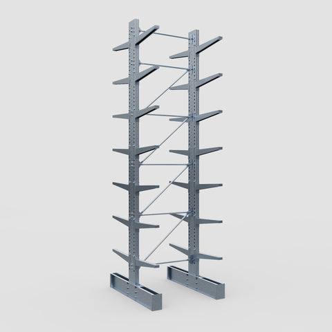 Cantilever Rack - Double Sided - Heavy Duty - Hot Dip Galvanized - Full Bay - Height 5791mm