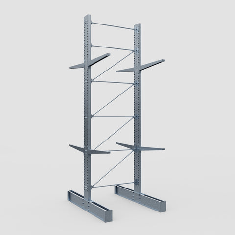 Cantilever Rack - Double Sided - Heavy Duty - Hot Dip Galvanized - Full Bay - Height 5791mm