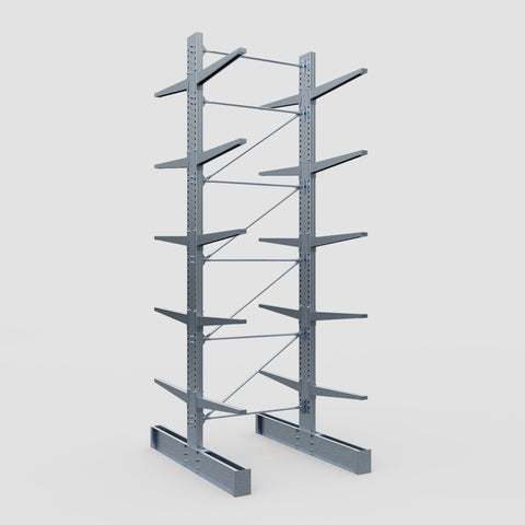 Cantilever Rack - Double Sided - Ultra Heavy Duty - Hot Dip Galvanized - Full Bay - Height 5791mm