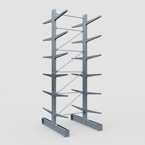 Cantilever Rack - Double Sided - Ultra Heavy Duty - Hot Dip Galvanized - Full Bay - Height 5791mm