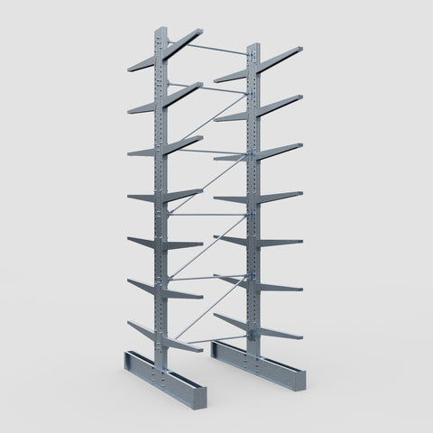 Cantilever Rack - Double Sided - Heavy Duty - Hot Dip Galvanized - Full Bay - Height 5791mm