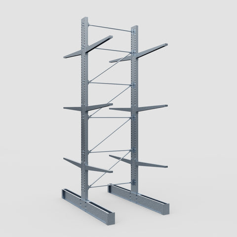 Cantilever Rack - Double Sided - Heavy Duty - Hot Dip Galvanized - Full Bay - Height 5791mm