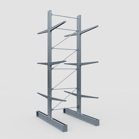 Cantilever Rack - Double Sided - Ultra Heavy Duty - Hot Dip Galvanized - Full Bay - Height 5791mm
