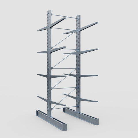 Cantilever Rack - Double Sided - Super Heavy Duty - Hot Dip Galvanized - Full Bay - Height 5791mm