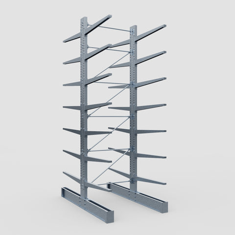 Cantilever Rack - Double Sided - Heavy Duty - Hot Dip Galvanized - Full Bay - Height 5791mm